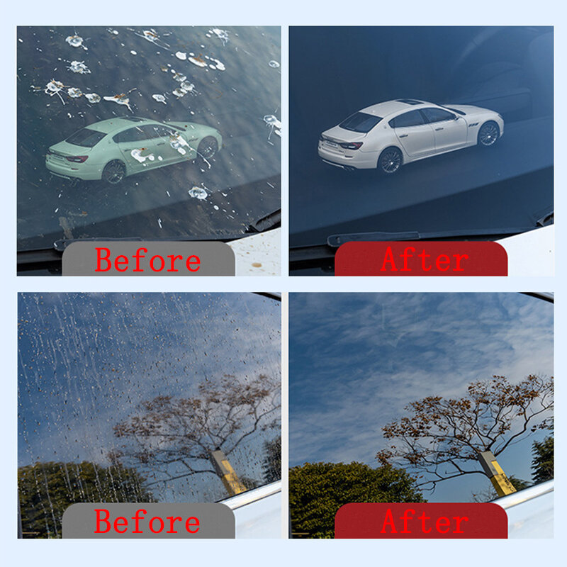 15/30/45Pcs Universal Car Glass Oil Film Scratch rimozione strumento di pulizia rimosso Dirt Glass Oil Film accessori per il lavaggio dell'auto