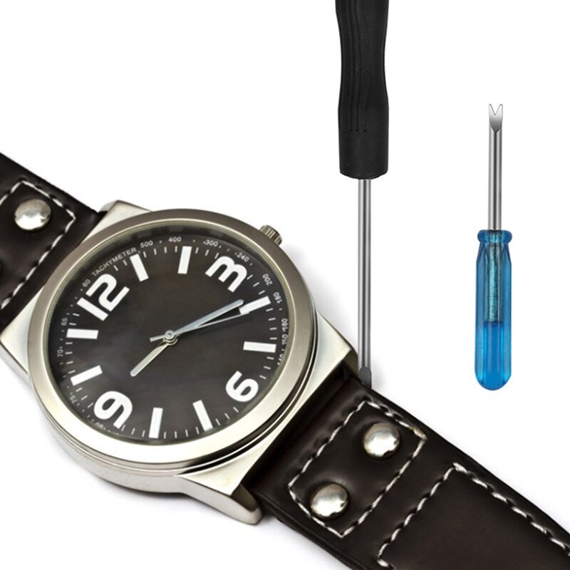 M17D ترقية المعادن حزام (استيك) ساعة أداة إصلاح حزام الساعات فتاحة حزام استبدال شريط الربيع لإصلاح الساعة 2 القياسية للخيار