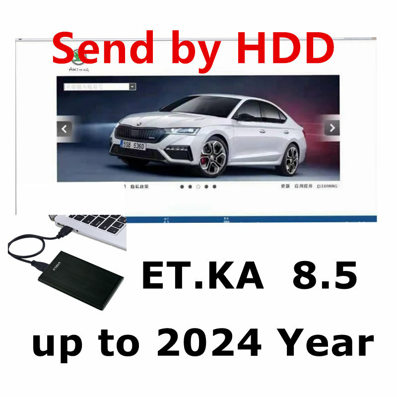2023 ultima versione ET KA 8.5 veicoli DI gruppo catalogo parti elettroniche supporto per Software DI riparazione Auto ForV/W + AU // DI + SE // AT + SKO // DA