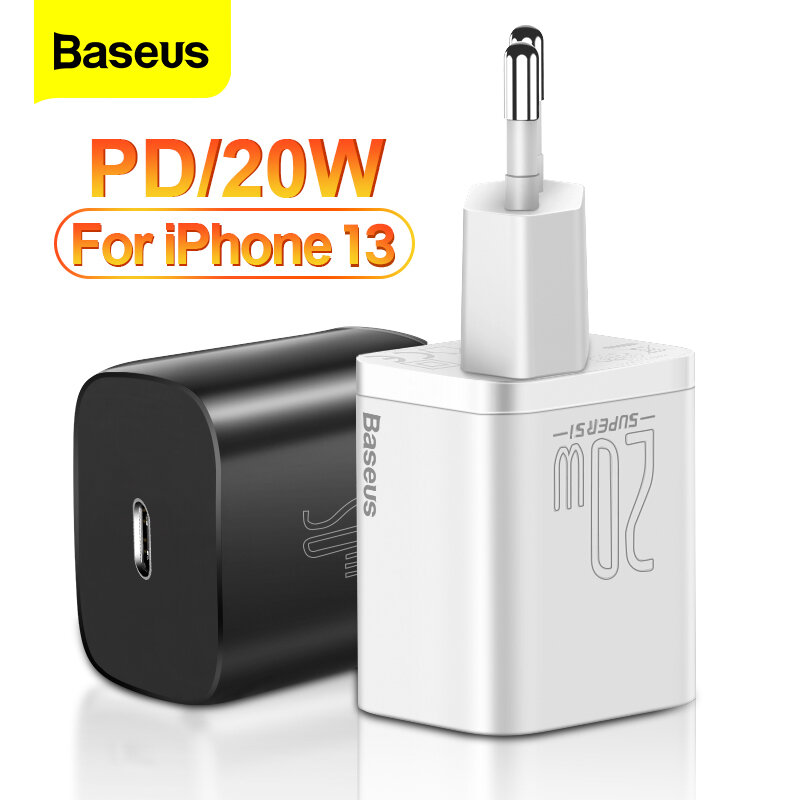 Baseus PD 20 واط سريع تهمة QC3.0 QC USB نوع C شحن سريع شاحن آيفون 12 برو سامسونج شاومي الجدار شاحن الهاتف المحمول