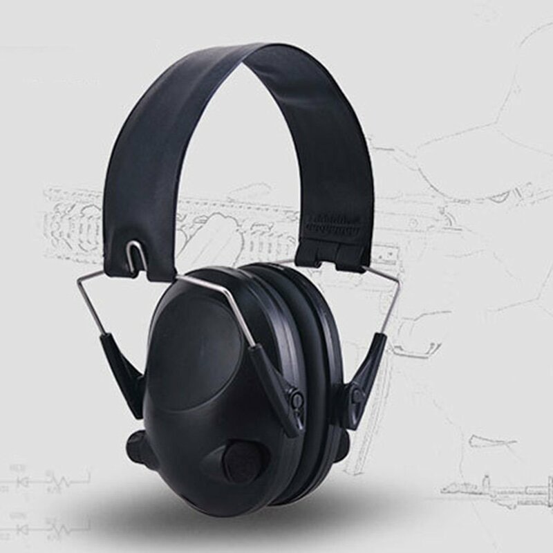Bluetooth Anti-Noise Shooting Headset, Protetor eletrônico para os ouvidos, Caça Tactical Headset, Proteção Auditiva