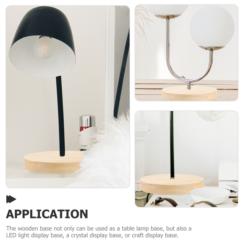 Holz Schreibtisch lampe solide e27 e14 Chassis DIY Post Log Runde kreative Beleuchtung (Durchmesser 100mm)