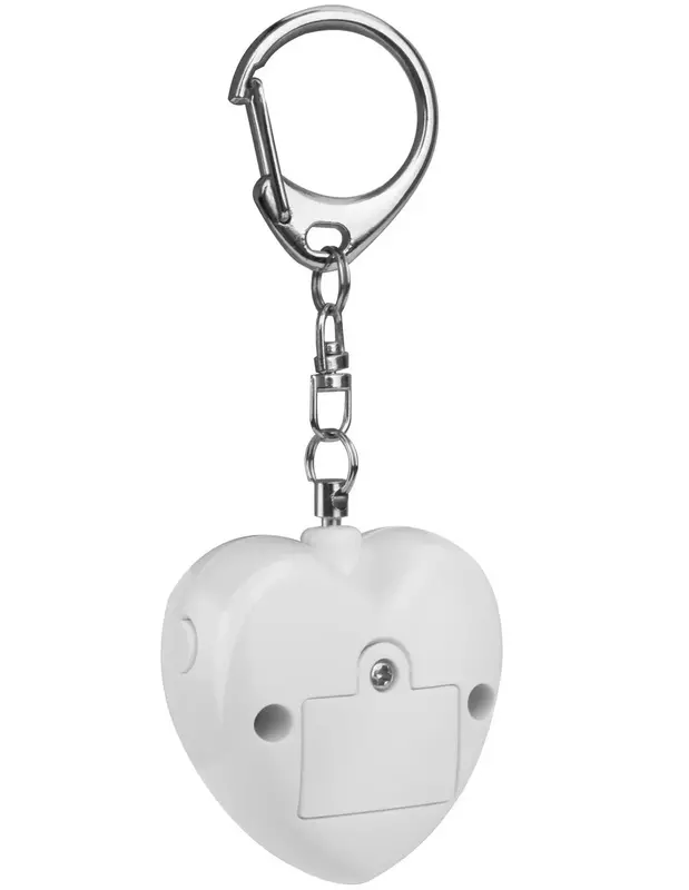 Osobisty System alarmowy samoobrona piękny wielofunkcyjny w kształcie serca z LED anty-dziewczyna z wilkiem dziecko kobiet ochrona bezpieczeństwa Alert