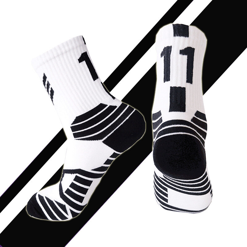 SELL Professional Super Star Sports HOT Basketball Socks Elite Thick Sports Running Cycling Socks Non-slip Towel Bottom Socks