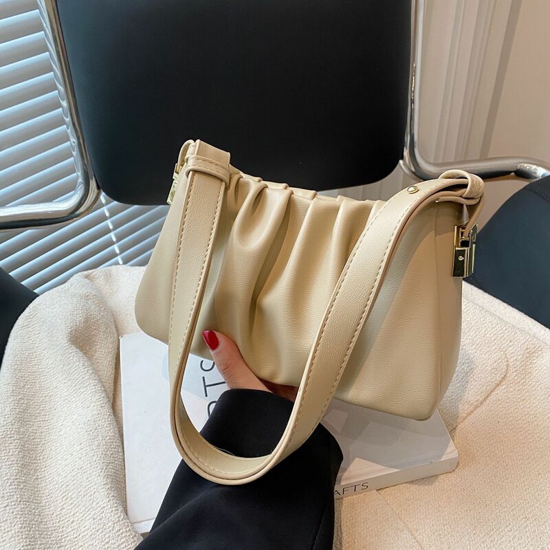 New Fashion Shoulder Bag Women's Versatile Underarm Bag Minimalist Style Ladies Handbag Messenger Bag