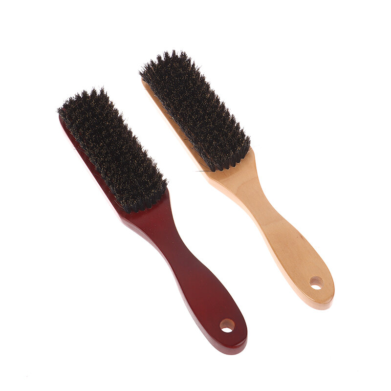Cepillo de barba con mango de madera para hombres, herramienta de afeitado de cerdas de jabalí, cepillo de pelo, cepillo de afeitar de barba, estilista de pelo, cepillos de bigote