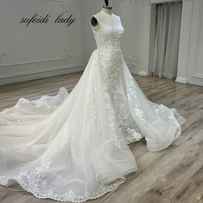 2022 Luxury Lace Wedding Dresses Real photo Elegant mermaid wedding dress