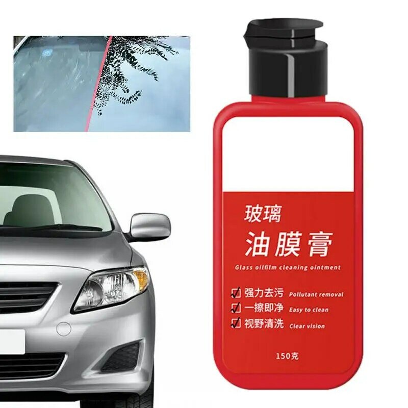 Windshield Glass Oil Cleaning Ointment, Car Window Glass Film Removal Cream, Guano Shellac, Poderoso Removedor, 150g