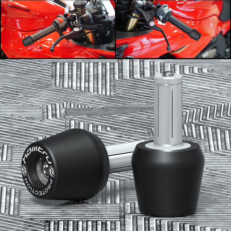 Empuñaduras de manillar de motocicleta, extremos de barra de enchufe, pesas, tapas de manillar para KTM 1290 Super Duke R / GT / RR / R EVO / 2013-2023