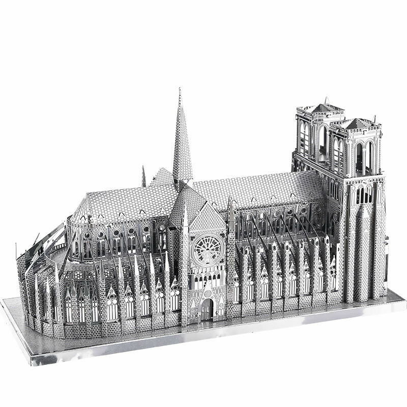 Vassili 교회 금속 퍼즐 3D DIY 수제 교육 건물 모델 장난감 선물
