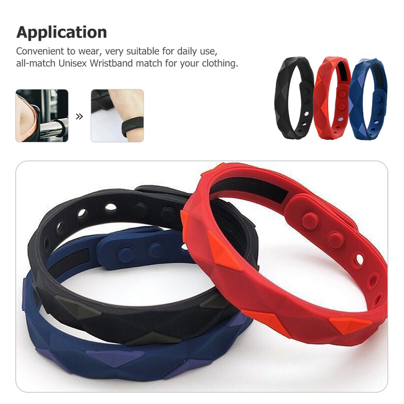 Silikonowe bransoletki do koszykówki z antystatyczną bransoletką dla mężczyzn do ćwiczeń pasek na nadgarstek