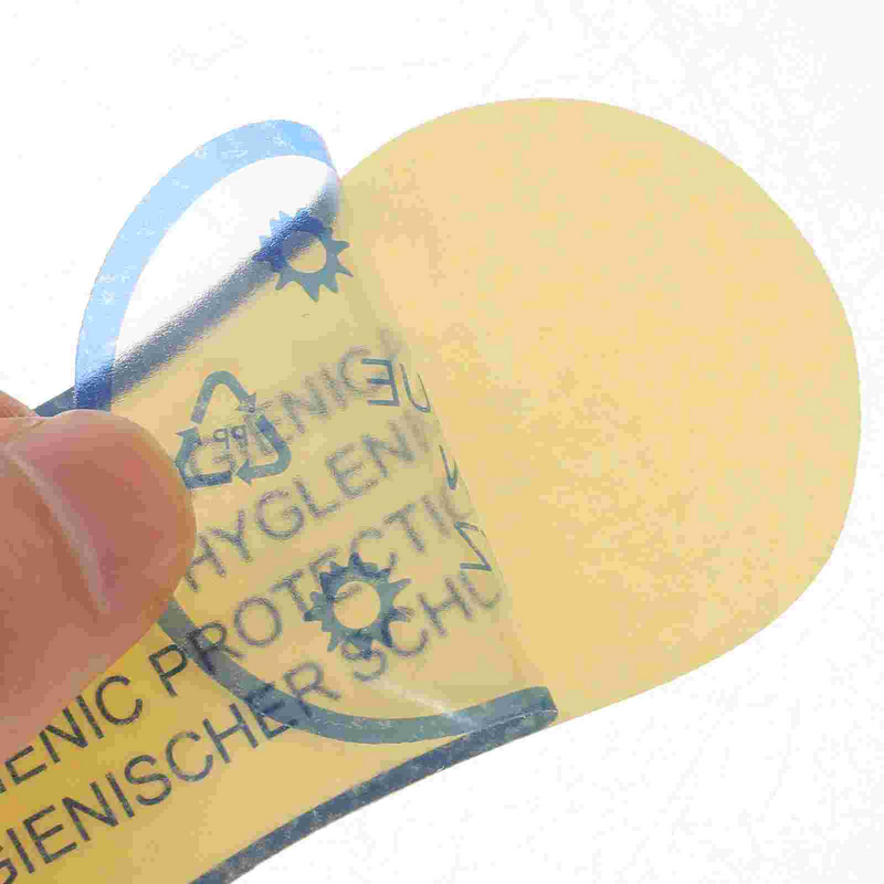 Etiqueta de higiene transparente, cinta adhesiva para traje de baño, Bikini, manualidades