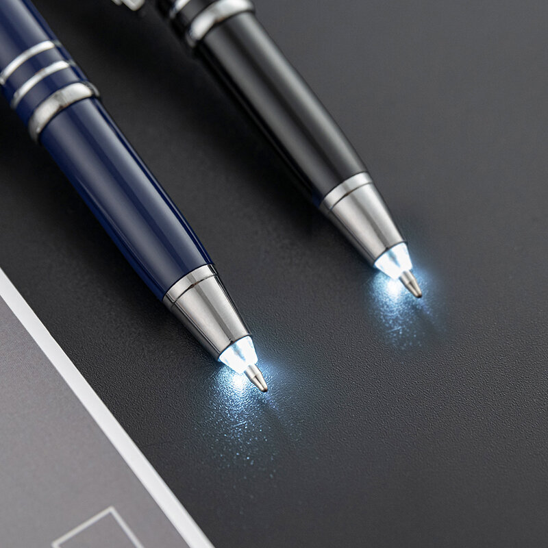 جديد وصول LED الإضاءة الهاتف اللمس الكتابة قلم مكتب رجال الأعمال الفاخرة هدية الكتابة القلم شراء 2 إرسال هدية