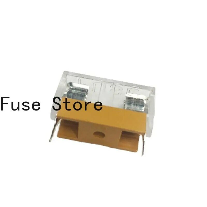 10PCS 6*30mm 5*20mm Fuse Holder PTF-15 Transparent   With Cover PCB