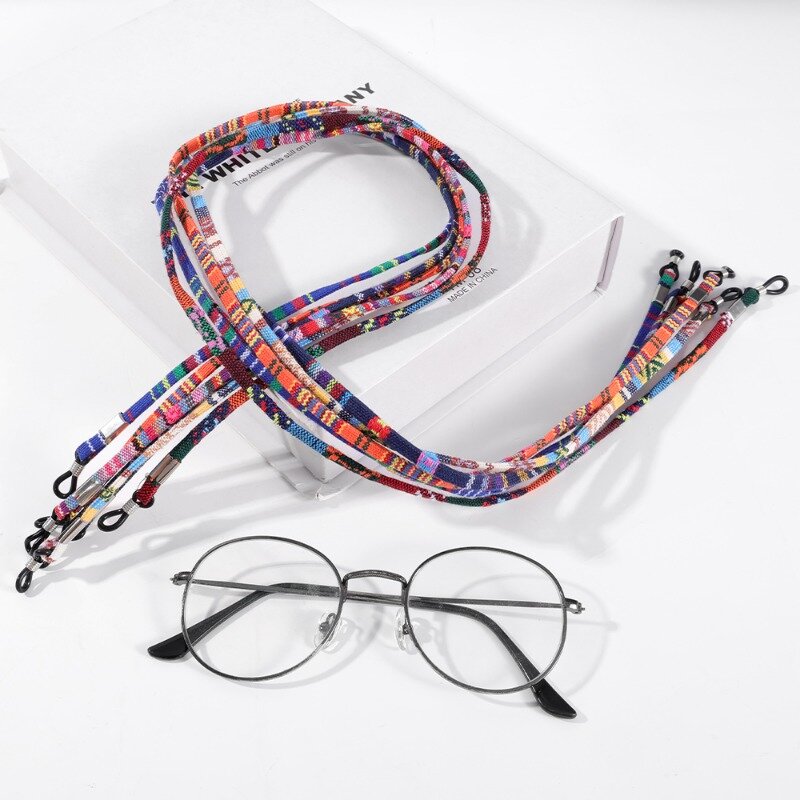 Fashion Colorful Sunglasses Strap Eyeglass Chain Bohemian Glasses String Eyewear Cord Holder Neck Strap Reading Glasses Holder