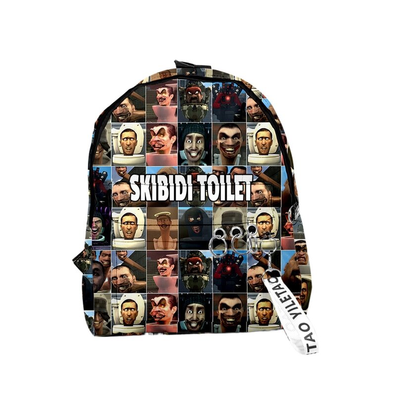 Skibidi Toilet Backpack 2023 New Rucksack Kids Schoolbag Travel Bag Casual Style Harajuku Daypacks Unisex Bags