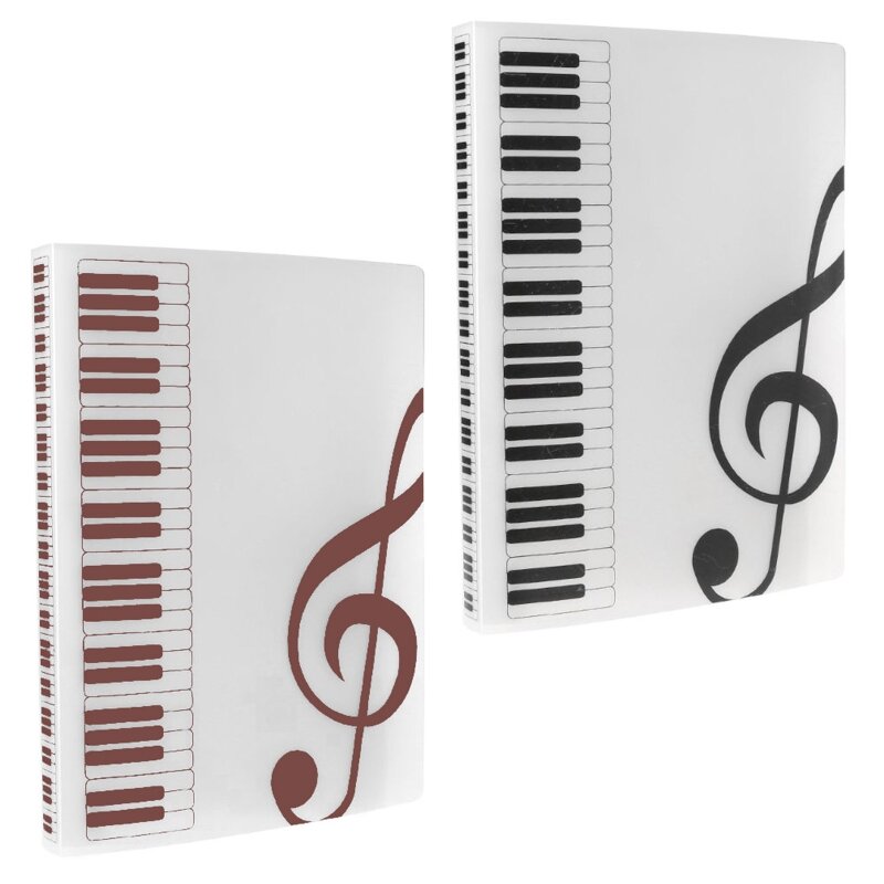 2022新しい40ページa4サイズピアノミュージックスコアシートドキュメントファイルフォルダーストレージオーガナイザー