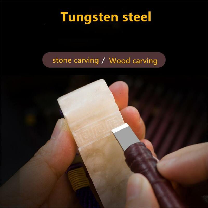 10pcs Carving Hand Tools Set Professional Tungsten Steel Carving Chisel-set Woodworking Carving Tool Dropshipping
