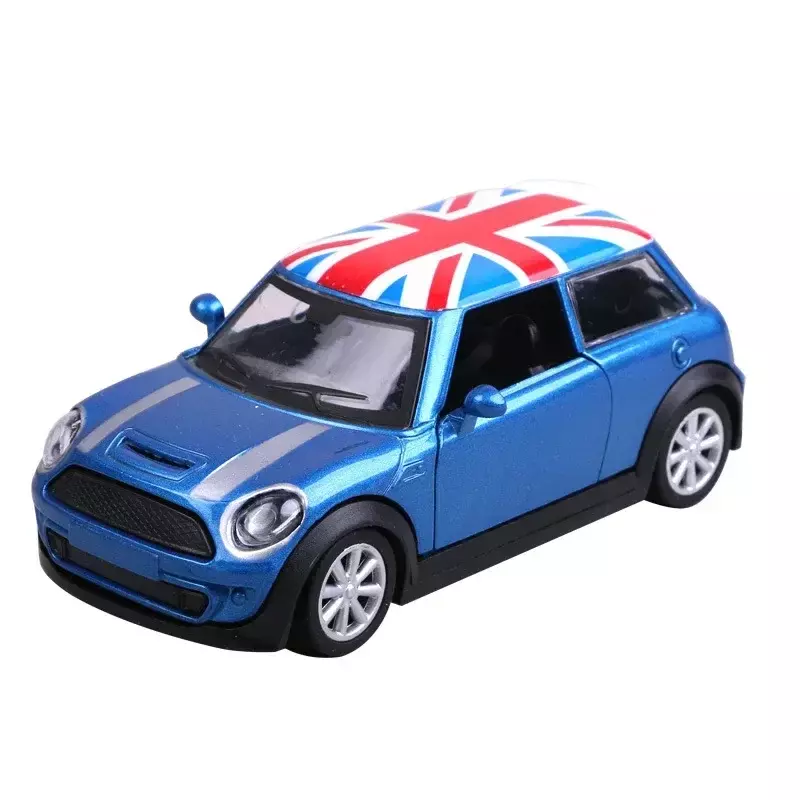 Liga Mini Modelo Toy Veículos para Crianças, puxar para trás carro, ornamento escala em miniatura, BMW, COOPER S, 1:36