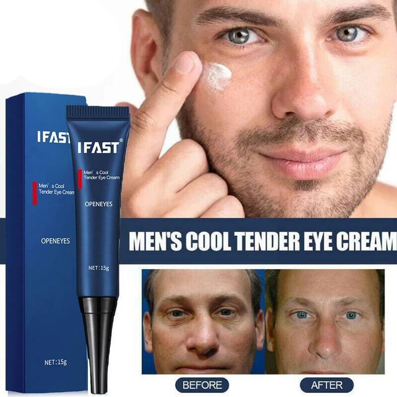 Crème pour les yeux au rétinol pour hommes, anti-déformateur, hydrate la peau, raffermit les yeux, élimine l'eau de soin, agine, H9U7