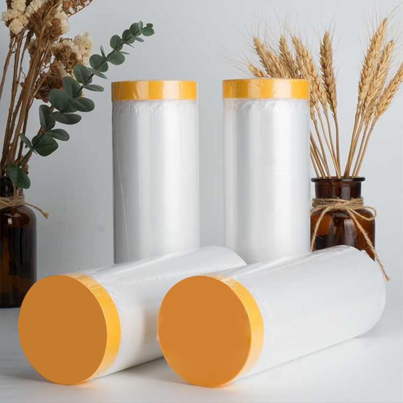 Spray Paint Masking Film Paint Furniture Car Protective Film Masking Paper And Paper Diatom Mud Decoration Protective Cover