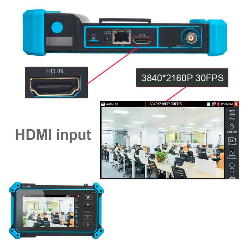 Noyafa Nf-715 Ipc Cctv Tester 5.4 Inch 4K 1080P 8mp Ahd Cvi Tv Sdi Met Hdmi Vga Ingang Monitor Ip Camera Tester Cftv Ip Test