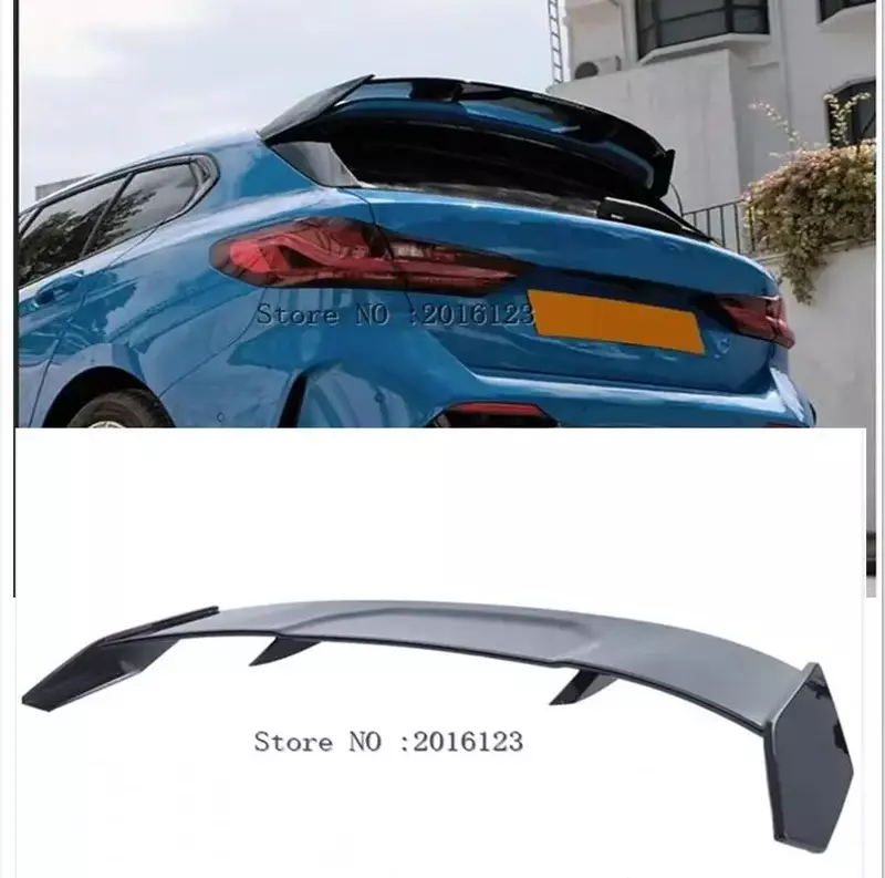 2019-2022 dla BMW 1 serii F40 128ti M135i M styl tylny spojler samochodu Spoiler dachowy ABS czarny błyszczący Body Kit
