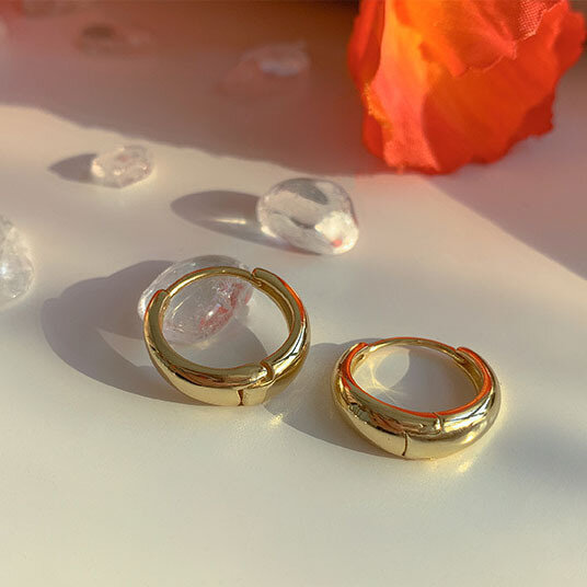 Женские серебряные серьги-кольца, простые темпераментные изысканные сексуальные ювелирные изделия в подарок