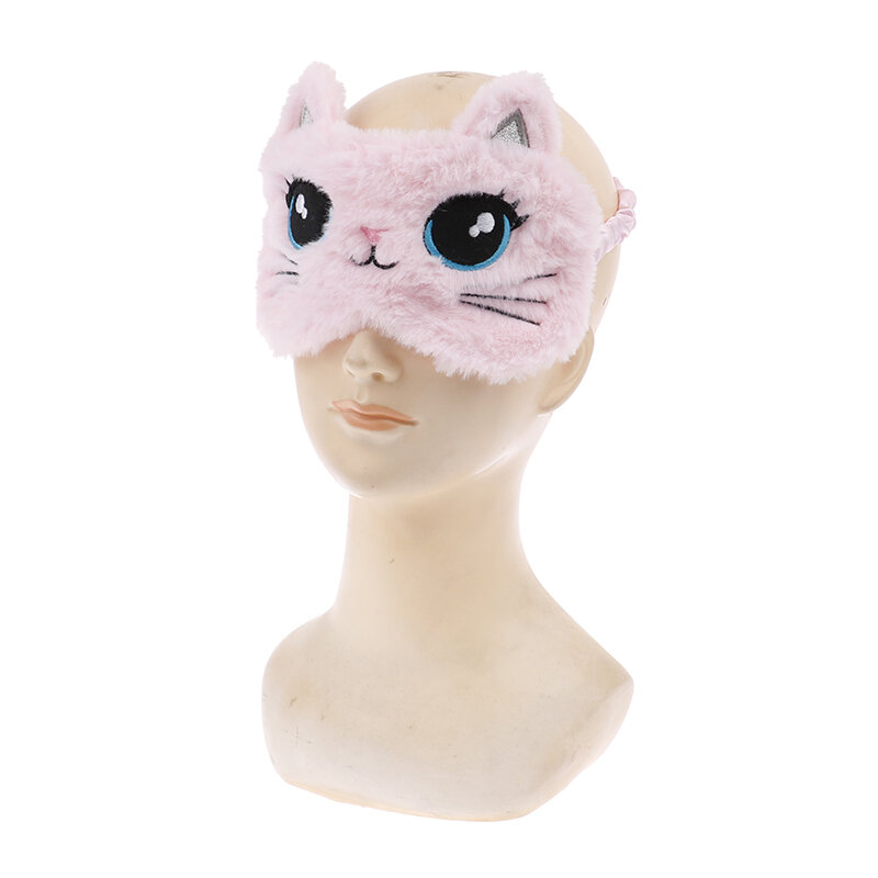 Маска для сна повязка на глаза детская аниме маска для сна мультяшная плюшевая дорожная маска