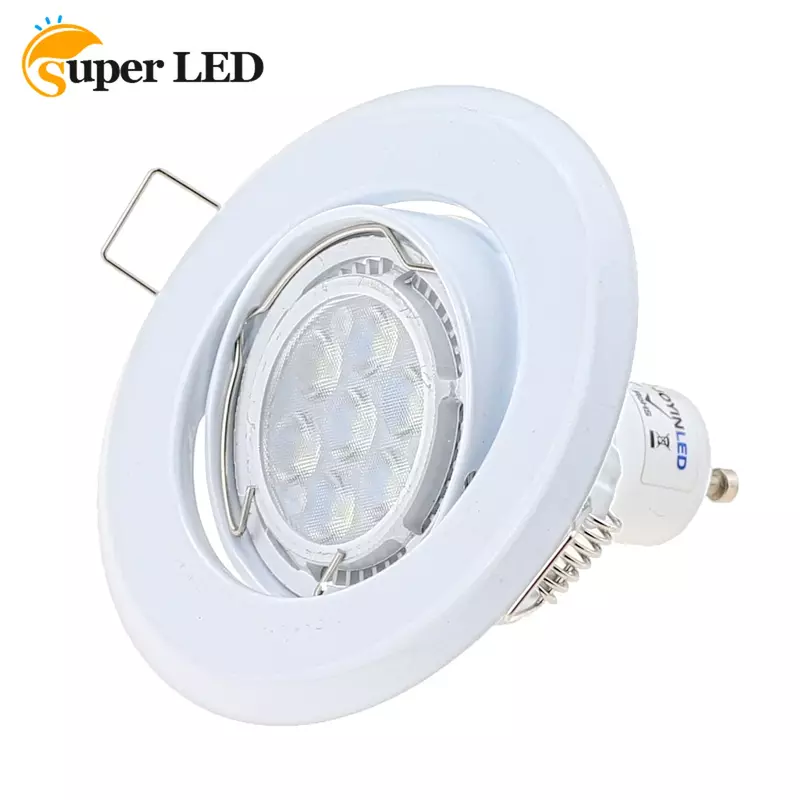 LED Eyeball Fitting Recessed Spotlight GU10 MR16 Casing Eye ball Frame Lampu Downlight Casing Light Fixture GU10 Holder