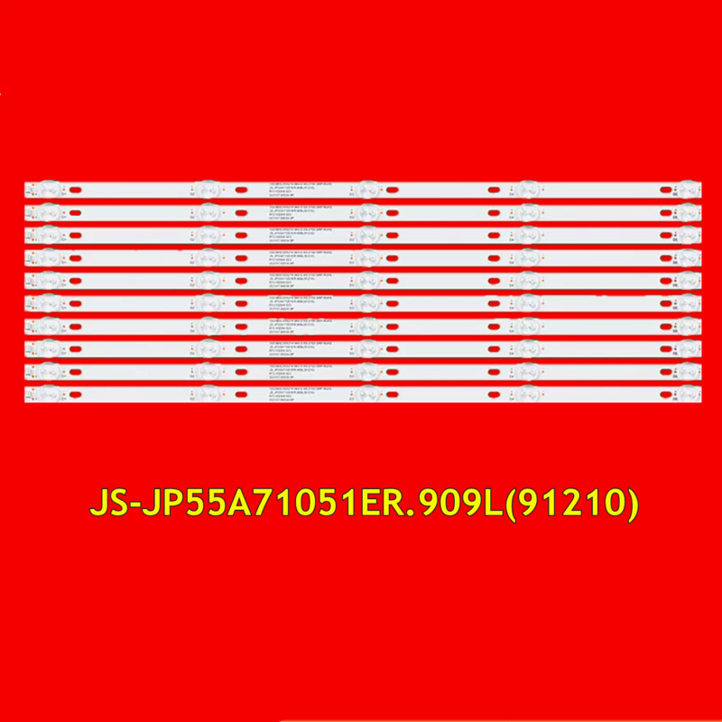 แถบไฟเรืองแสงทีวี LED สำหรับ JS-JP55A71051ER.909L 55D3B5CX55214 K55DLJ10US R72-55D04-023 (91210)