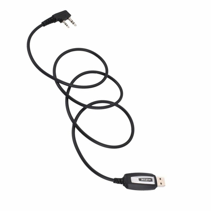 Cable de programación USB a prueba de agua, CD para BaoFeng UV-5R Pro Plus, UV-5S, Walkie Talkie, transceptor