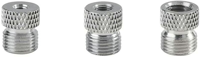 JOYSTAR 3 Set of Airbrush Hose Adaptor Fitting 1/8" Male to Badger Paasche Aztec Airbrush