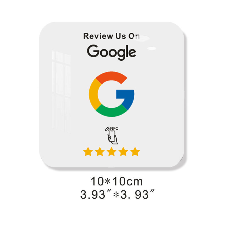 Acryl NFC Plakette NFC Platte Google Bewertungen erhöhen Ihre Bewertungen