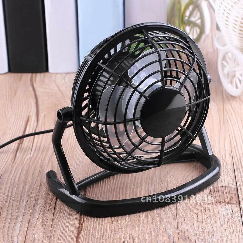 Portable Mini USB Desktop Table Fan 360° Rotation Strong Wind Personal Fan Silent Summer Cooling Fan For Office Bedroom Supplies