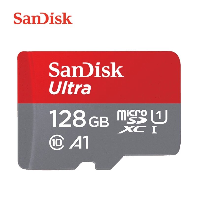 SanDisk-Carte Micro SD Ultra U1 TF 32 Go 64 Go 128 Go 256 Go 120 Mo, Carte Mémoire pour Smartphone et PC de Table