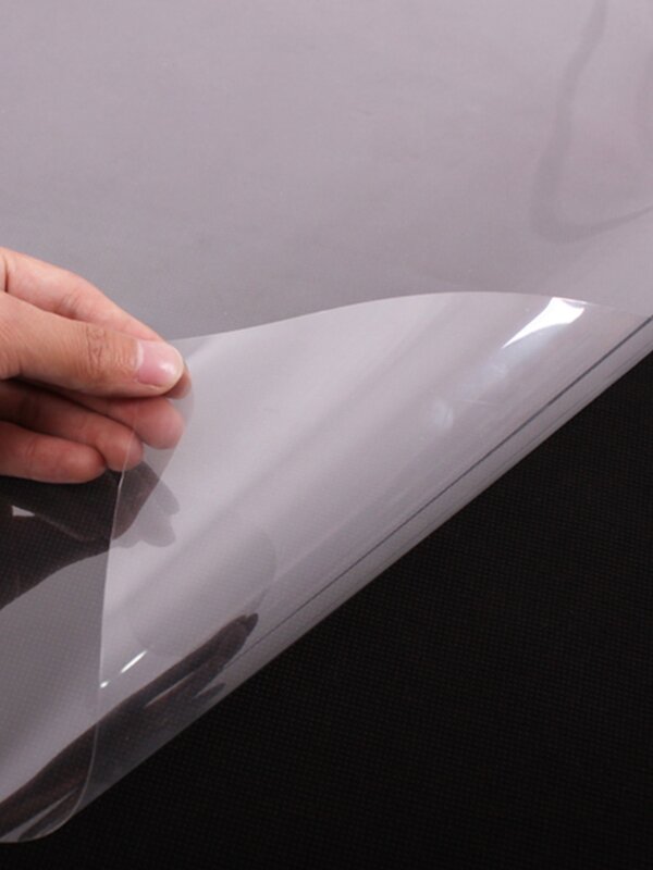 Papel de parede PVC impermeável autoadesivo transparente, adesivo à prova de óleo, bancada da cozinha, decoração do banheiro, casca e filme vara