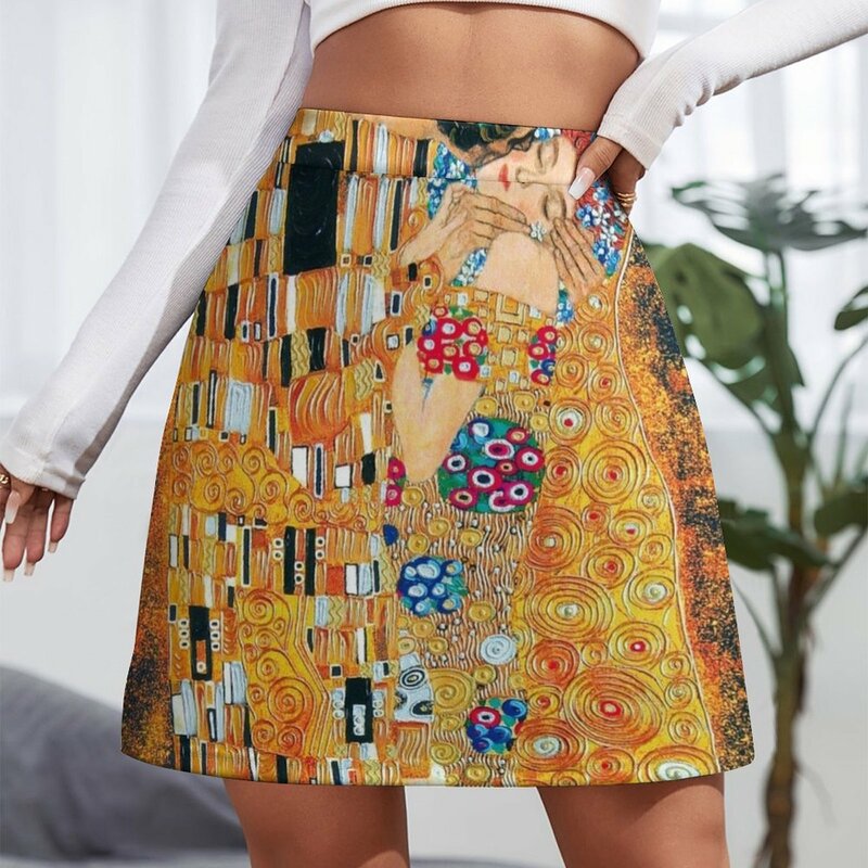 Gustav Klimt - The kiss Mini Skirt women's summer dress 2023 new in clothes