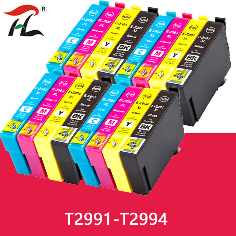 Cartuchos de tinta para impressora epson, 29xl, t29xl, t2991, 29 xl, substituição, epson xp235, xp245, xp245, xp255, xp257, xpaumento, xp335