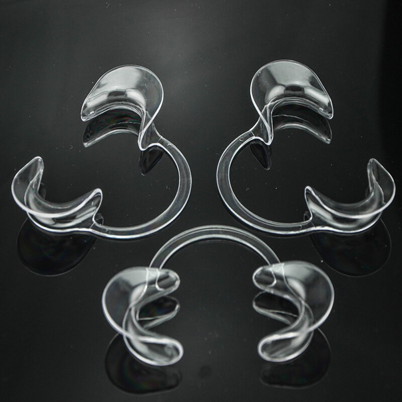 Ouvre-bouche dentaire en plastique en forme de C, 3 pièces, outils dentaires, écarteurs de joue Jules