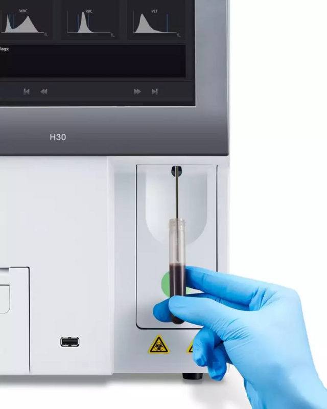 Edan H30 Pro penganalisa hematologi otomatis mesin Cbc darah penganalisa haeminasi