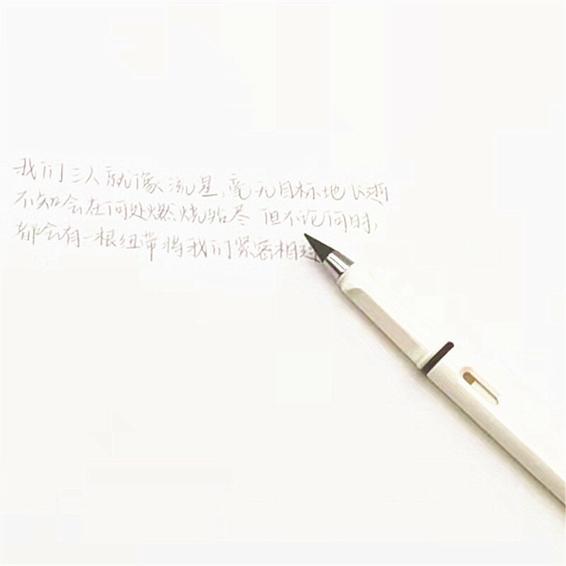 30 buah ujung pena dapat diganti Universal, kepala pensil abadi tanpa pena tinta tidak terbatas