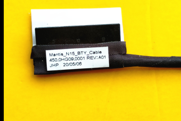 Cabo do cabo flexível da bateria para a linha do conector do cabo da bateria do portátil de dell inspiron 5590 v5590 5598 v5598 substitui 01mj0t 450.0hf03. 0011