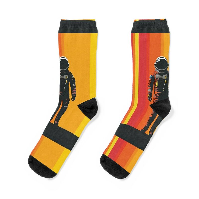 Noarus designs: schöne bunte Boho-Kosmonauten-Illustration für personal isierte Geschenke Socken Sport Argentinien Socken für Mann Frauen