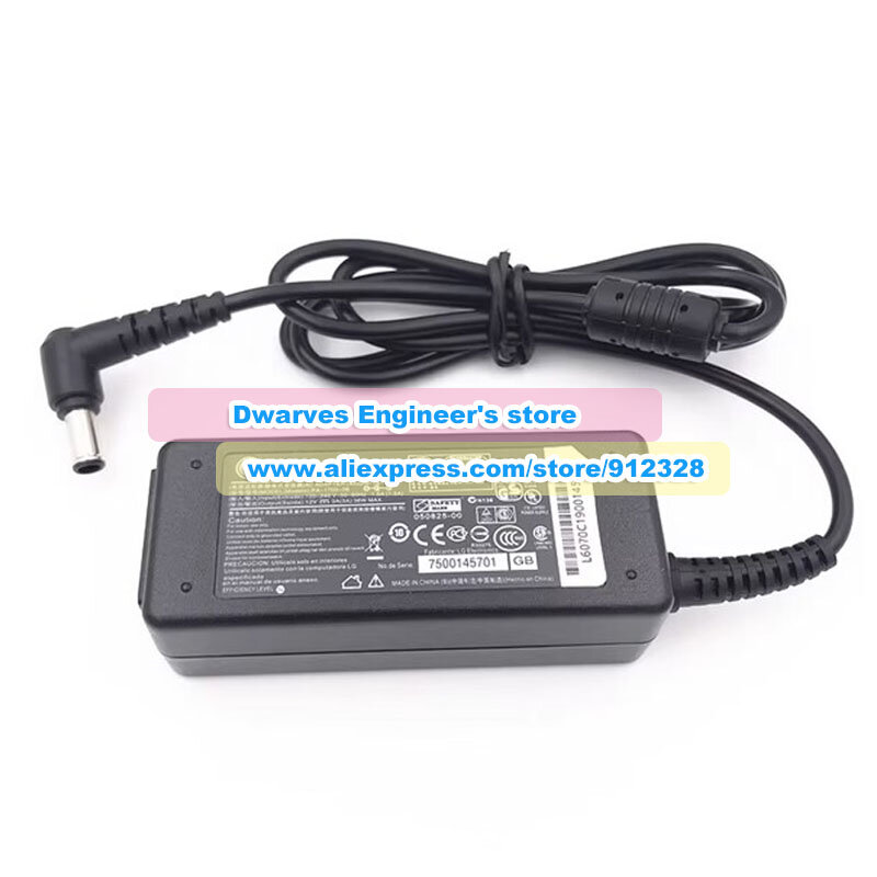 Genuine 12V 3A AC Adapter PA-1700-08 LCAP07F For LG LATRON N1943SE E2260 E2260V-P E2250V E2350W W1943SV W2486L E2040T W1943SE