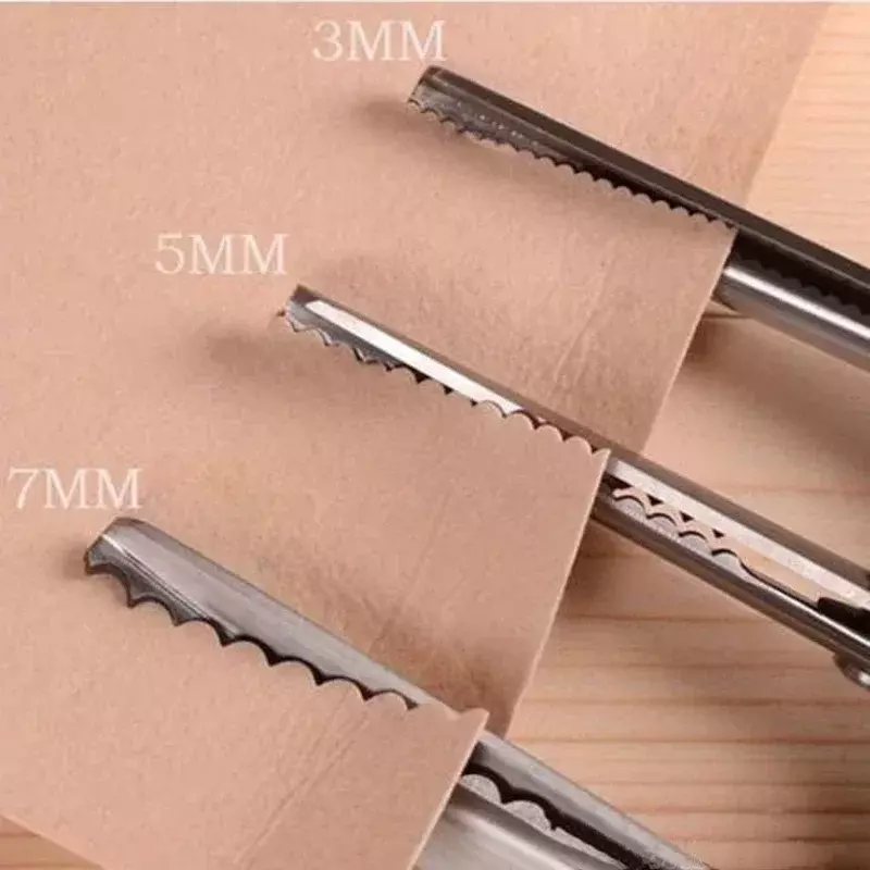 Stainless Steel Shears Lace Scissor Professional Dressmaking Zig Zag Cut Tailor Clothing Fabric Leather Serrated Sewing Tools