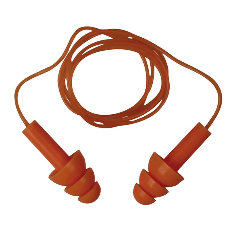 Tappi per le orecchie in Silicone con cavo confortevole protezione dell'udito tappi per le orecchie con filo morbido tappi per le orecchie per la concentrazione di studio
