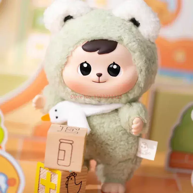 Caixa cega genuína da figura do ursinho, série Bao-Ao Hugging, celebridade da Internet, decoração de boneca fofa, brinquedos caixa misteriosa, nova figura