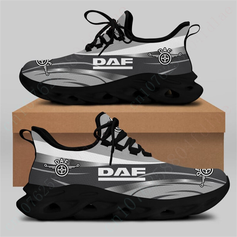 DAF sepatu kets lari untuk pria, sepatu Sneakers olahraga ringan ukuran besar nyaman uniseks tenis