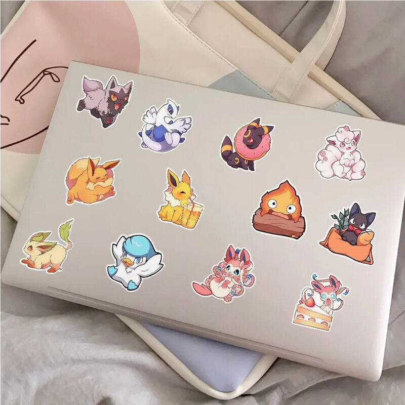 10/30/50PCS Cute Pokemon Anime Game Graffiti Stickers Decoration Laptop Phone Diary Luggage Car Notebook Kawaii Sticker Kids Toy